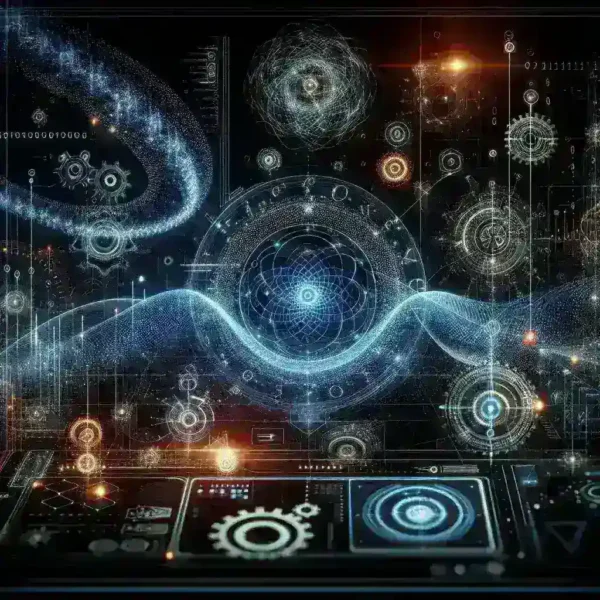 "Imagen que ilustra el proceso de automatización y optimización en la calibración cuántica, mostrando gráficos de datos y equipos tecnológicos avanzados utilizados en investigaciones cuánticas."