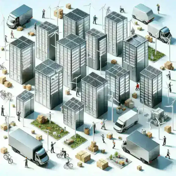 "Correos expands its network of smart lockers powered by renewable energy, showcasing innovative delivery solutions in eco-friendly technology."