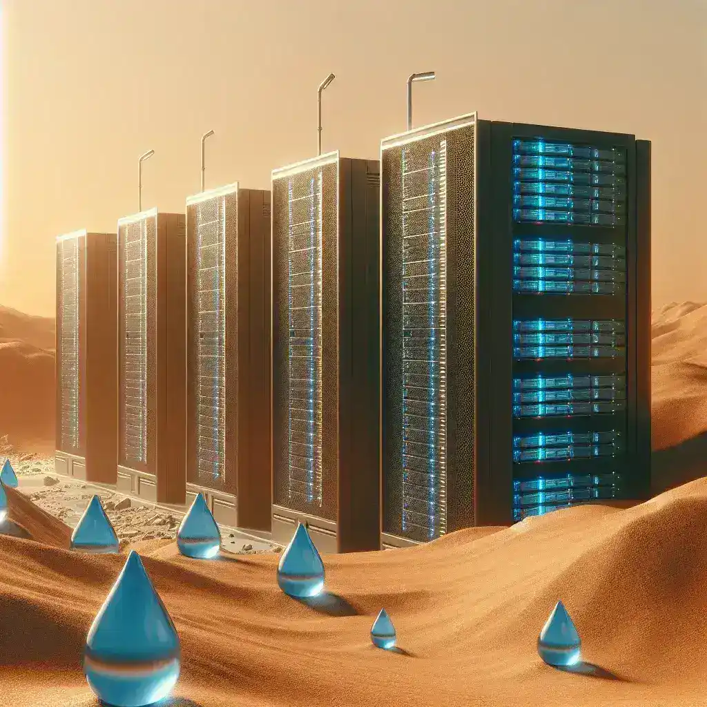 "Amazon data center in Aragón requiring 48% more water for operations, highlighting increasing resource demands for tech infrastructure."