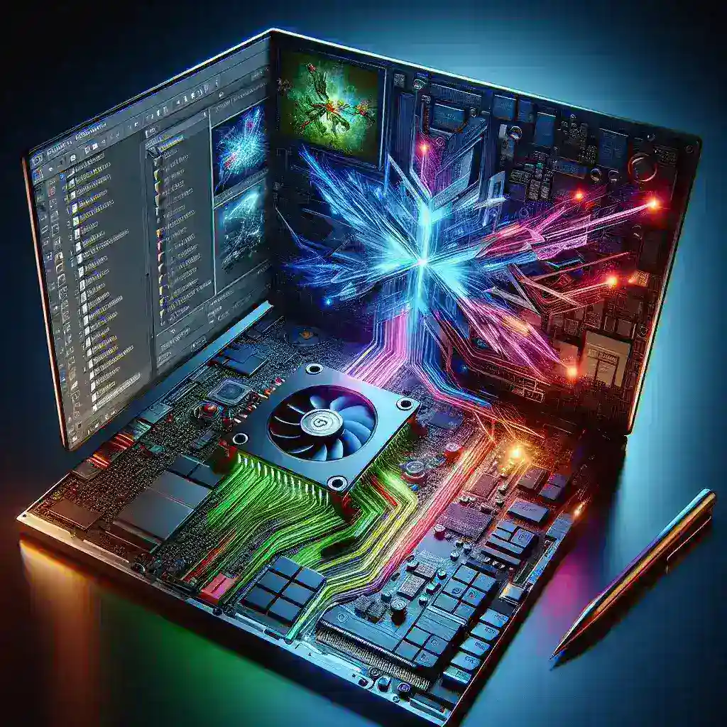 "Imagen del Asus XG Mobile actualizado con RTX 5080, destacando su diseño portátil y potente rendimiento gráfico ideal para juegos y aplicaciones creativas."